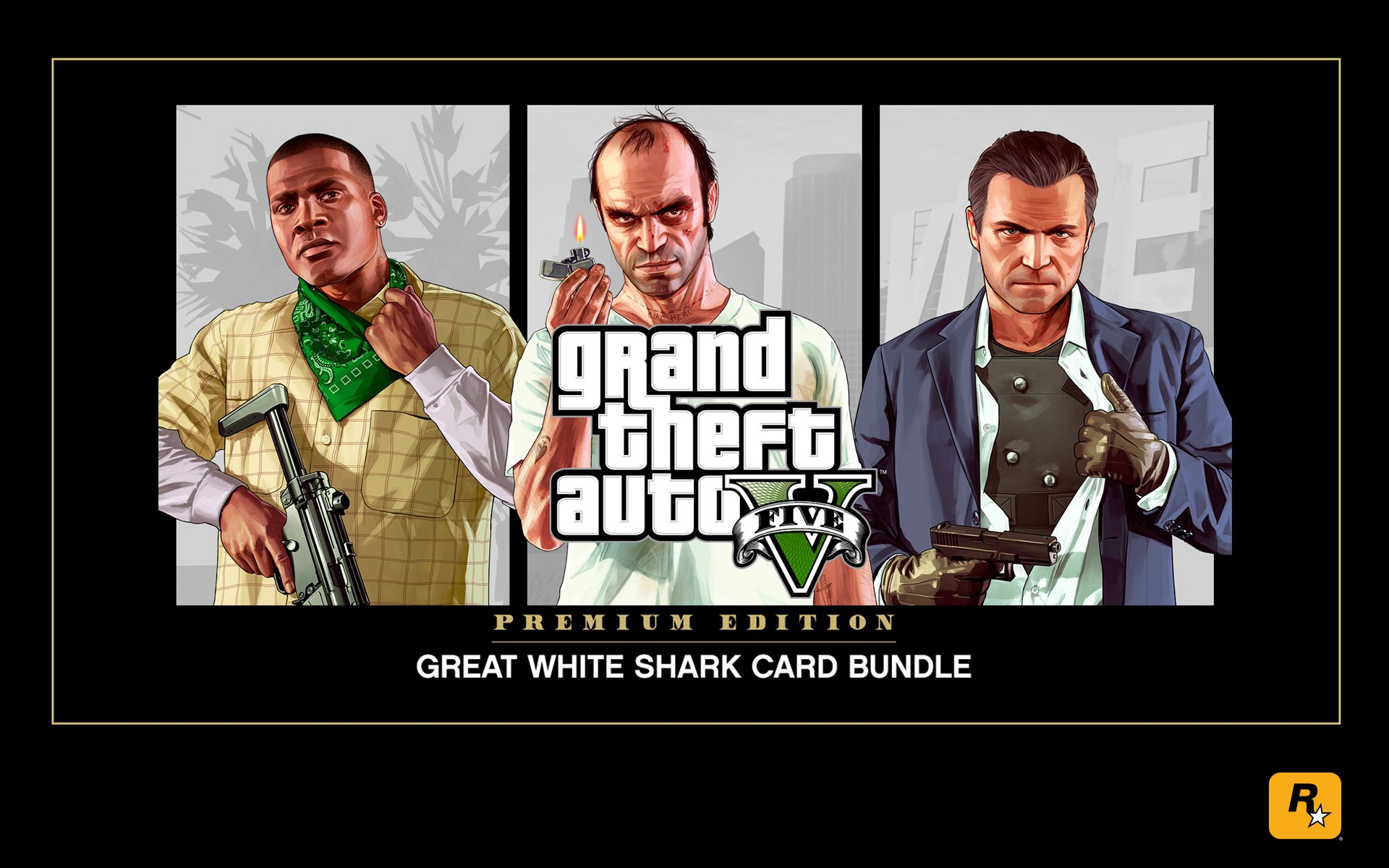 Grand Theft Auto V Premium Online Edition Great White Shark Card Bundle Hype Games